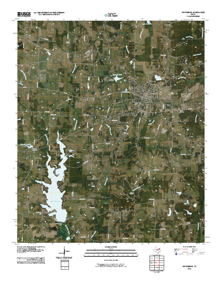 Topographic Map of Winnsboro PDF
