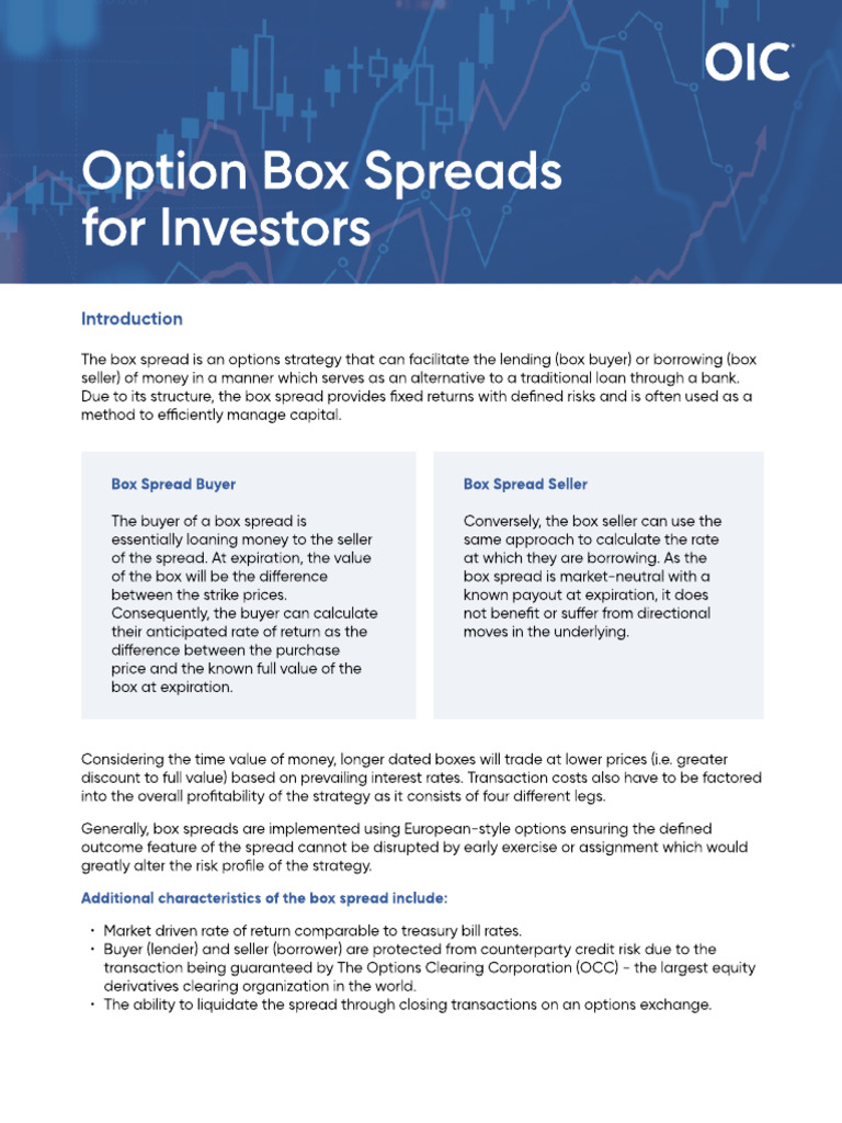 Box Spreads Paper 2025 | PDF