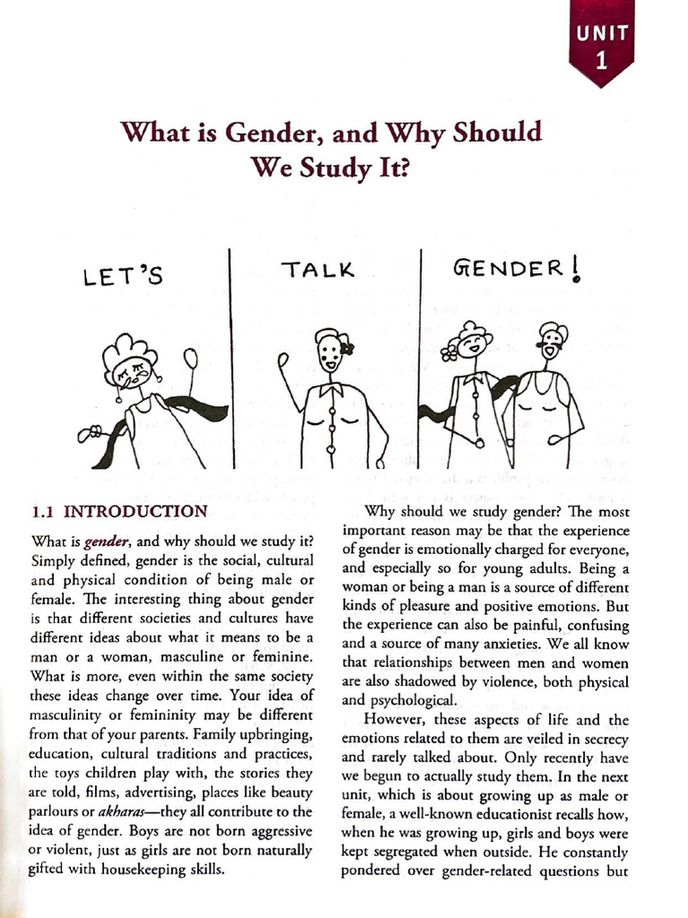 What Is Gender, Why Should We Study It | PDF