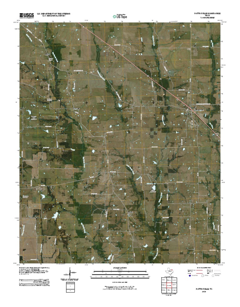 Pattonville TX 7.5-Minute Map Overview | PDF | United States Geological ...
