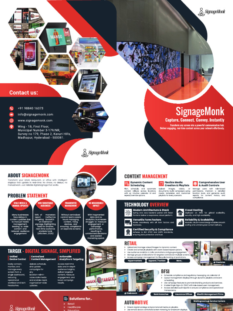 SignageMonk Brochure Final | PDF
