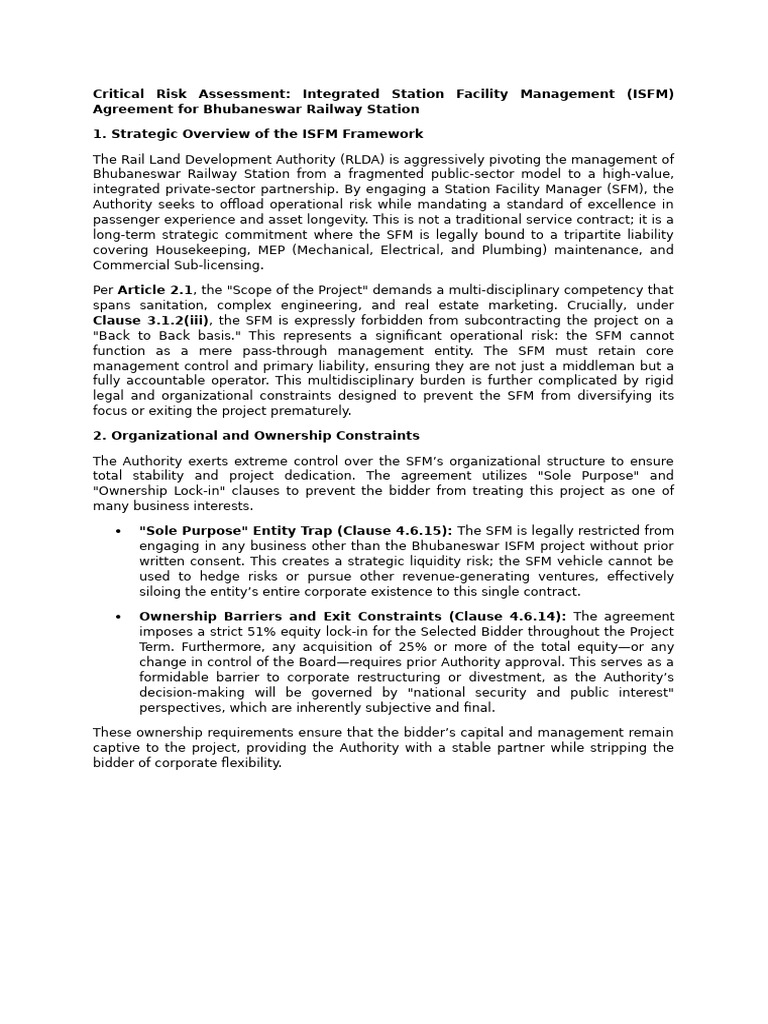 Critical Risk Assessment | PDF | Interest | Business