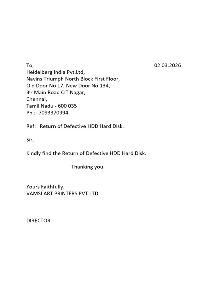 Letter New VV | PDF