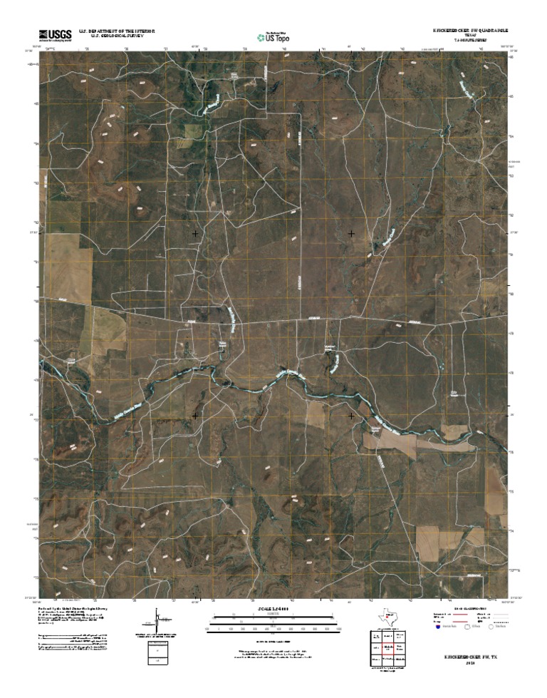 Texas 7.5-Minute Quadrangle Map | PDF | United States Geological Survey ...
