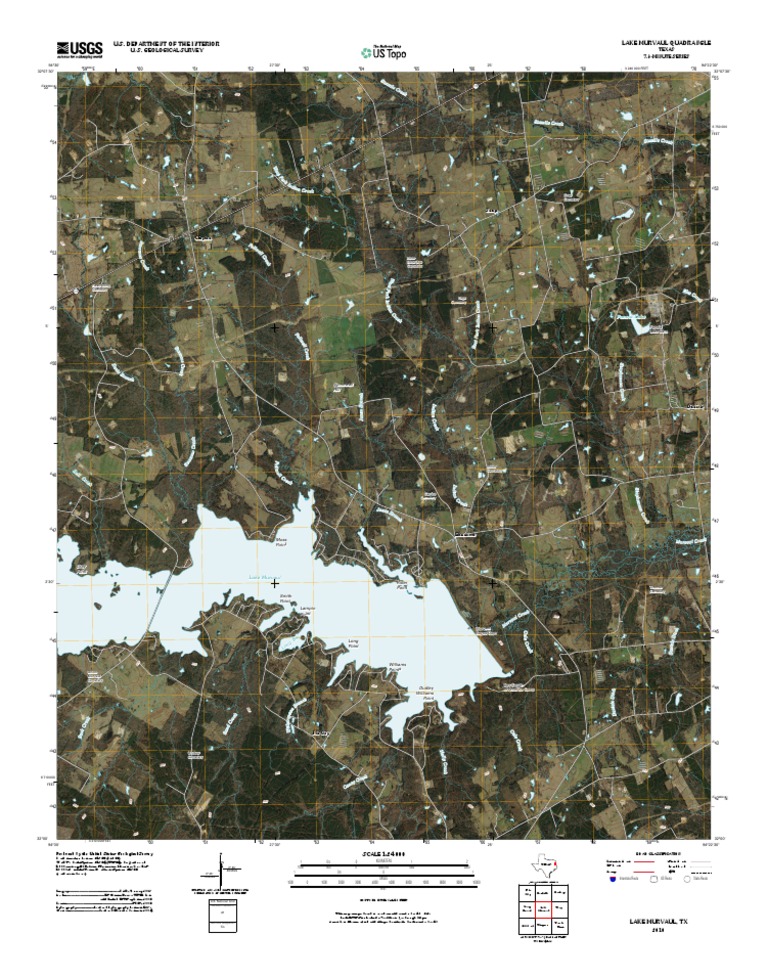 Topographic Map of Lake Murvaul PDF