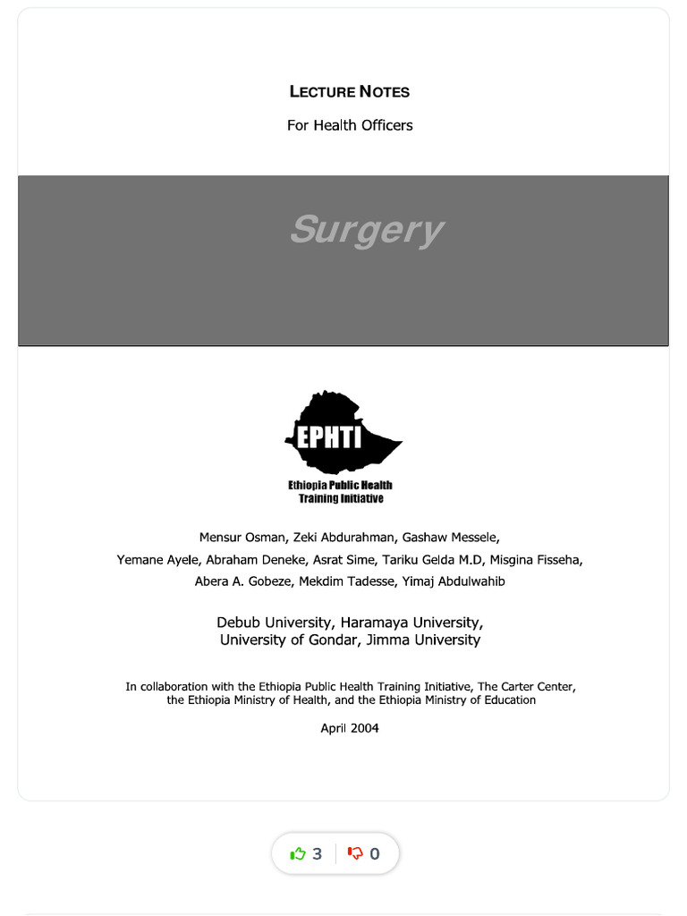 General Surgery Notes Final Year Mbbs Compress | PDF | Shock ...