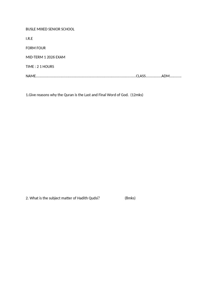 Form 3 | PDF