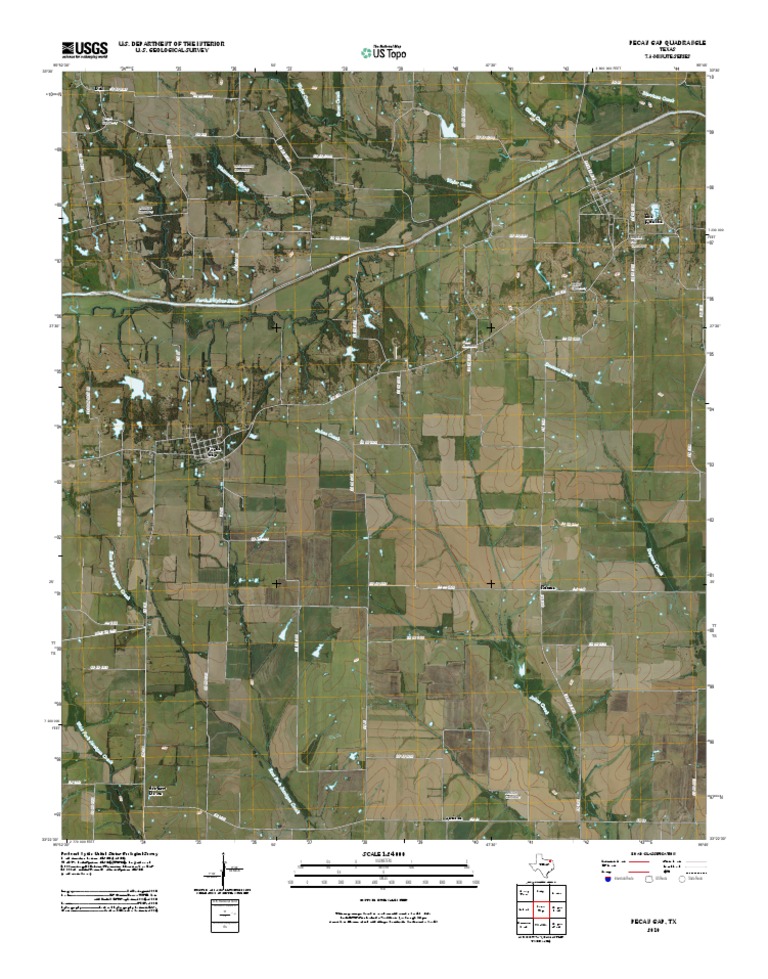 Topographic Map of Pecan Gap PDF United States Geological Survey