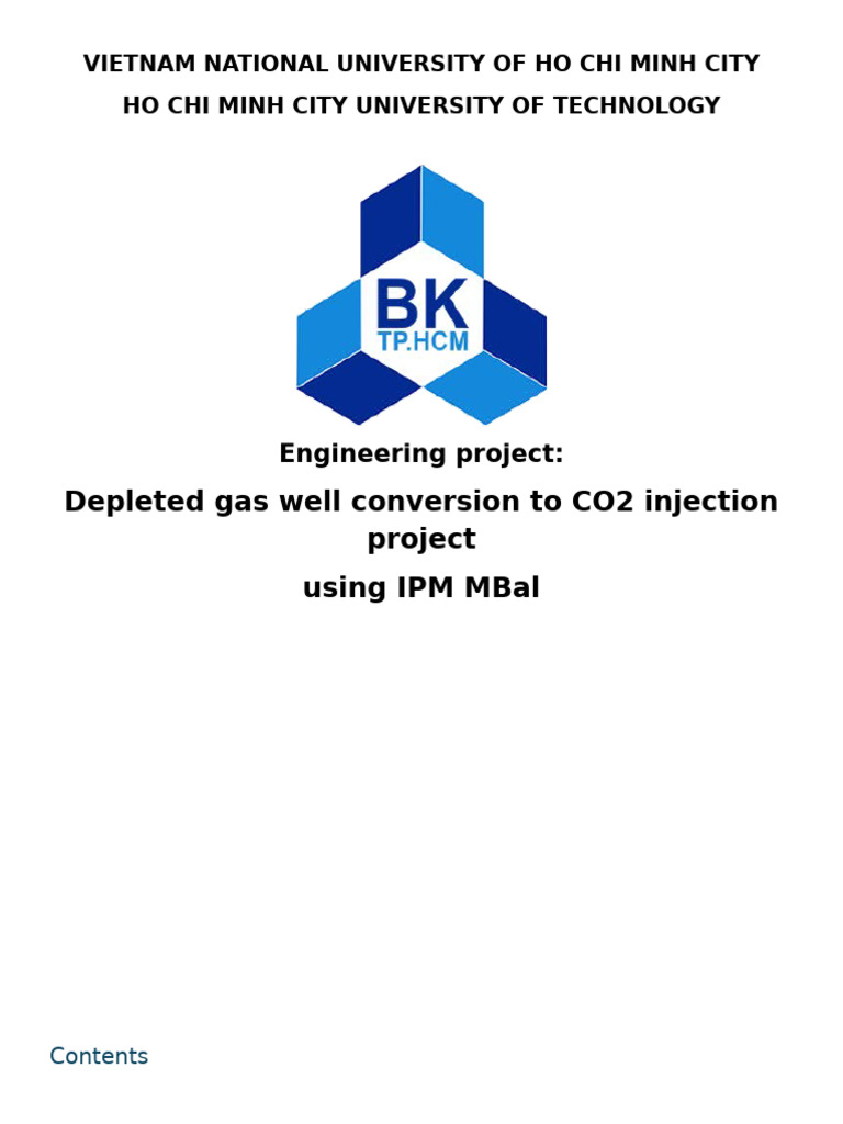 Mbal For CO2 Injection | PDF | Petroleum Reservoir | Gases