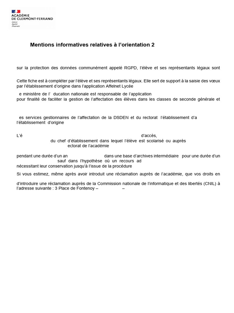 Annexe RGPD R 2026 | PDF