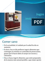 Jugos Instantaneos