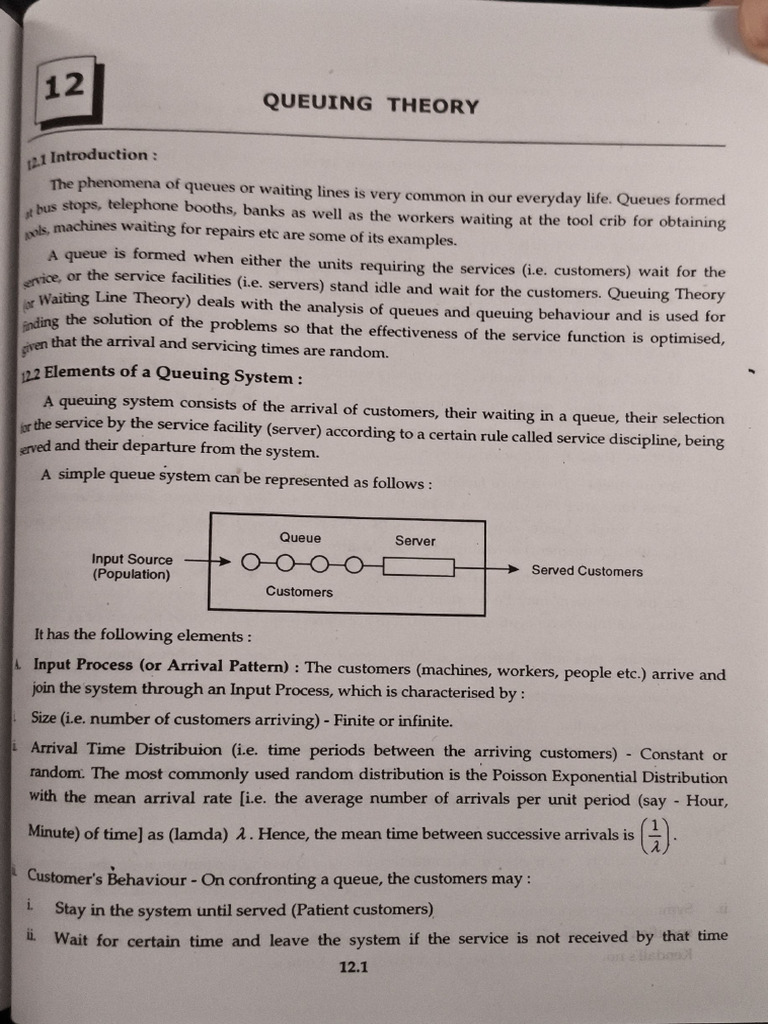 Queuing Theory | PDF