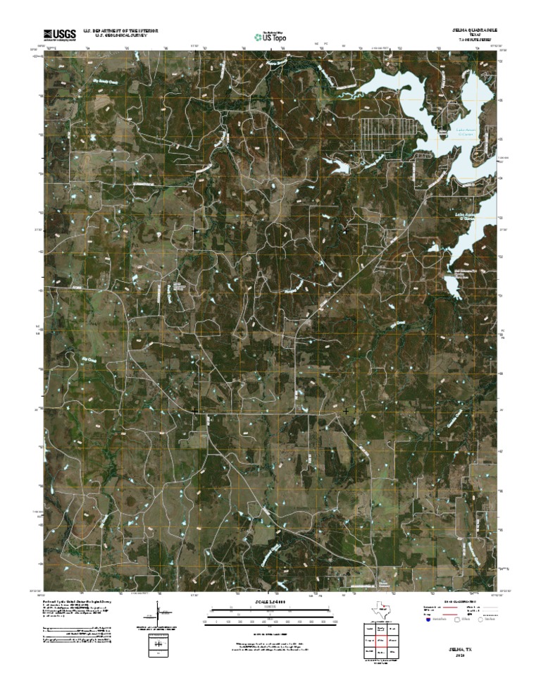 Selma, TX Quadrangle Map | PDF | United States Geological Survey ...