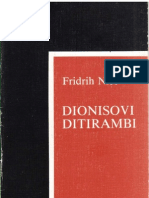 Friedrich Nietzsche Dionisovi Ditirambi
