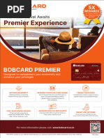 BOP Credit Card Features and Benefits | PDF | Credit Card | Debit Card