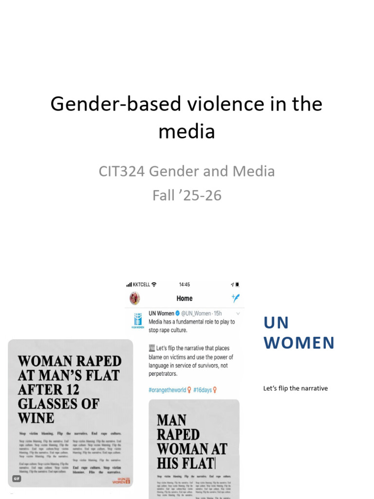 9 Gender-Based Violence in The Media | PDF | Violence Against Women | Rape