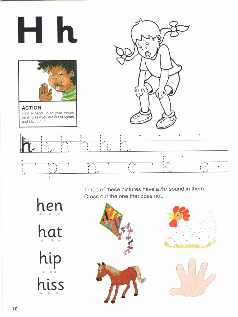 Jolly Phonics Pupil Book 1 P 02 | PDF