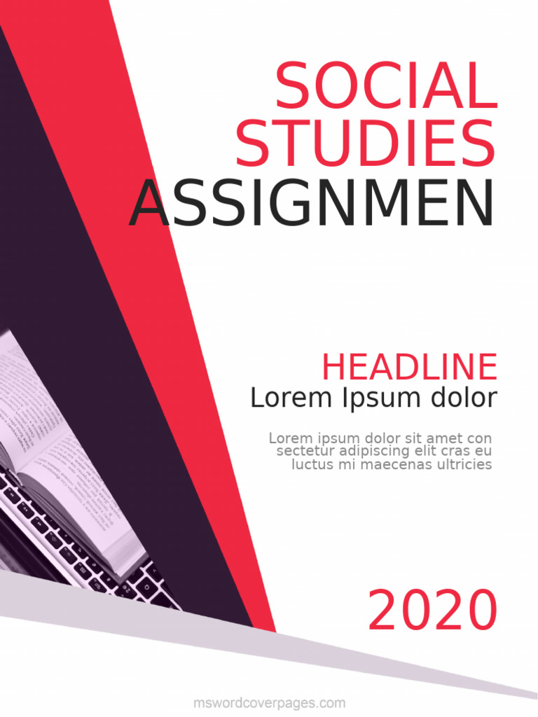 Social Studies Assignment Cover Page 2 2 | PDF