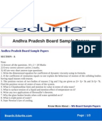 Andhra Pradesh Board Sample Papers