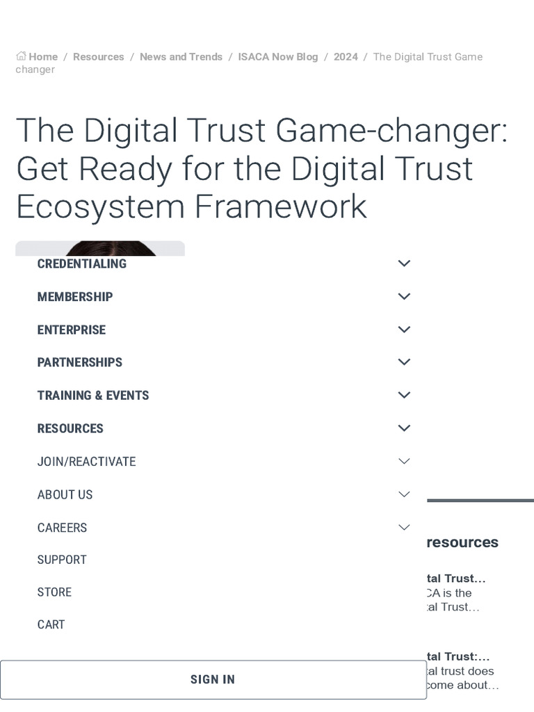 The Digital Trust Game Changer | PDF