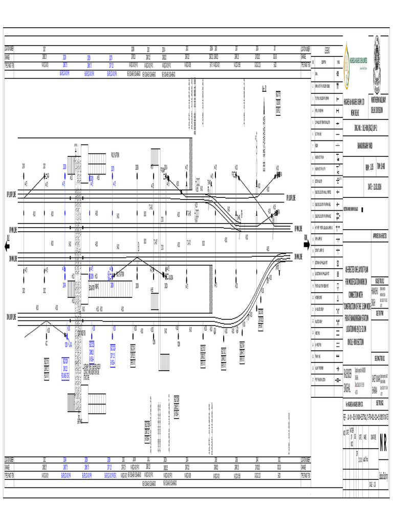 Re-01 As-Erected Layout Plan of Bahadurgarh-1 | PDF
