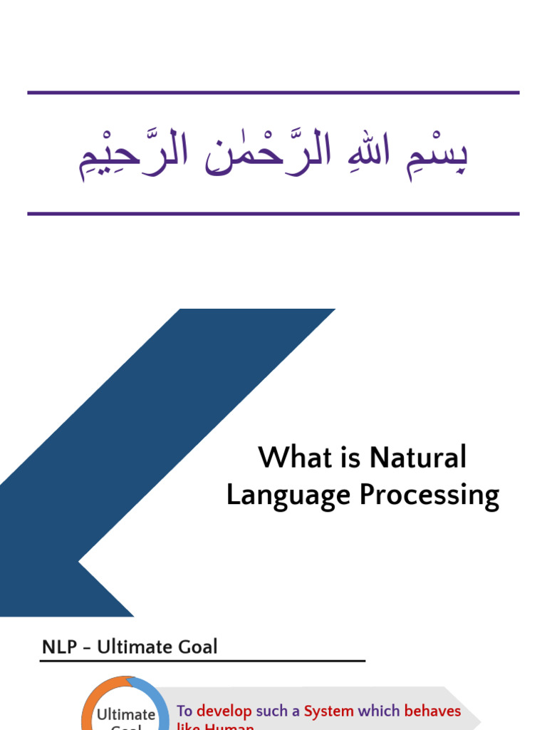 Week 1 Intro To NLP | PDF | Word | Machine Learning