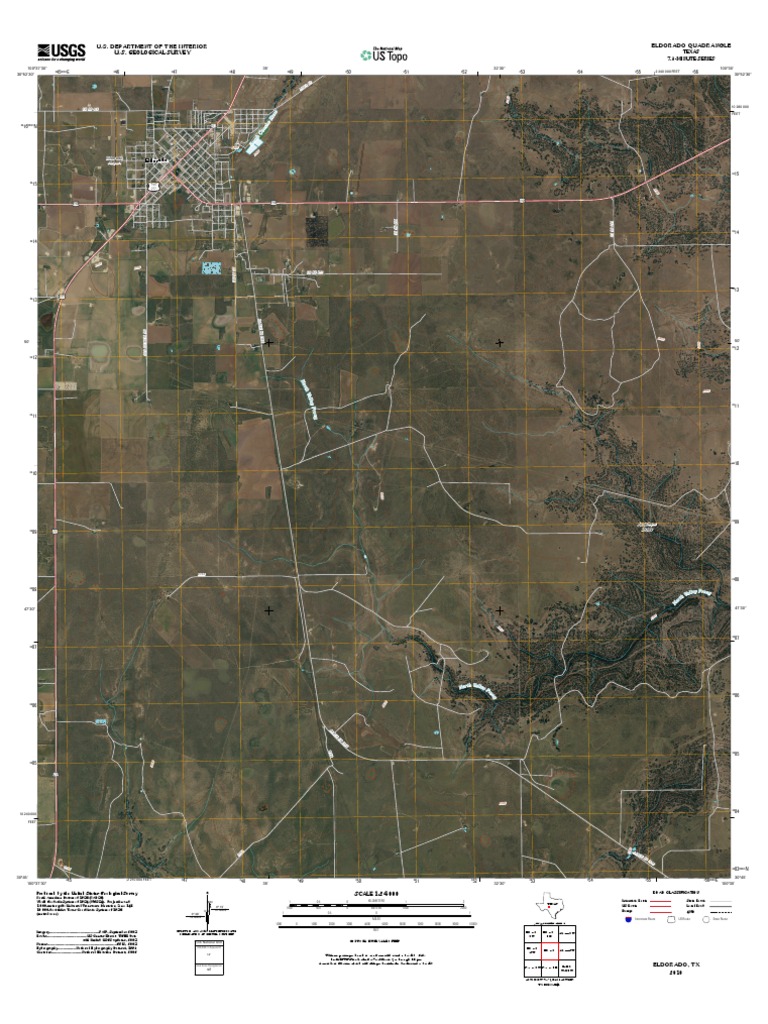Topographic Map of Eldorado | PDF