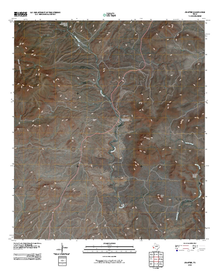 Shafter, TX 7.5-Minute Quadrangle Map | PDF