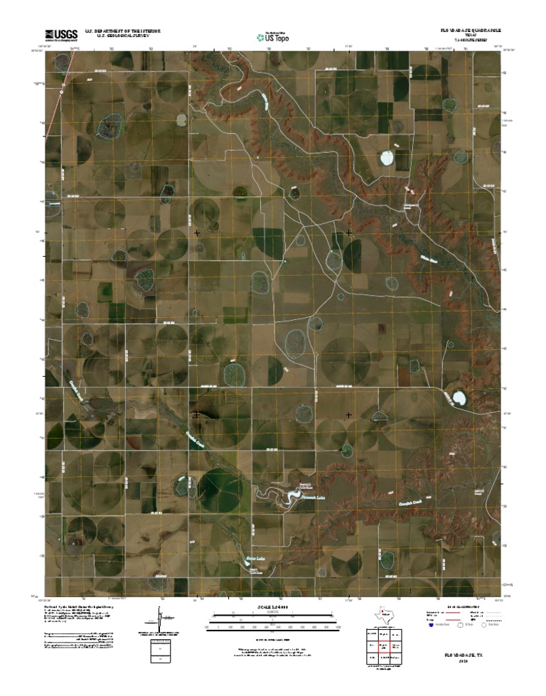 Topographic Map of Floydada SE PDF