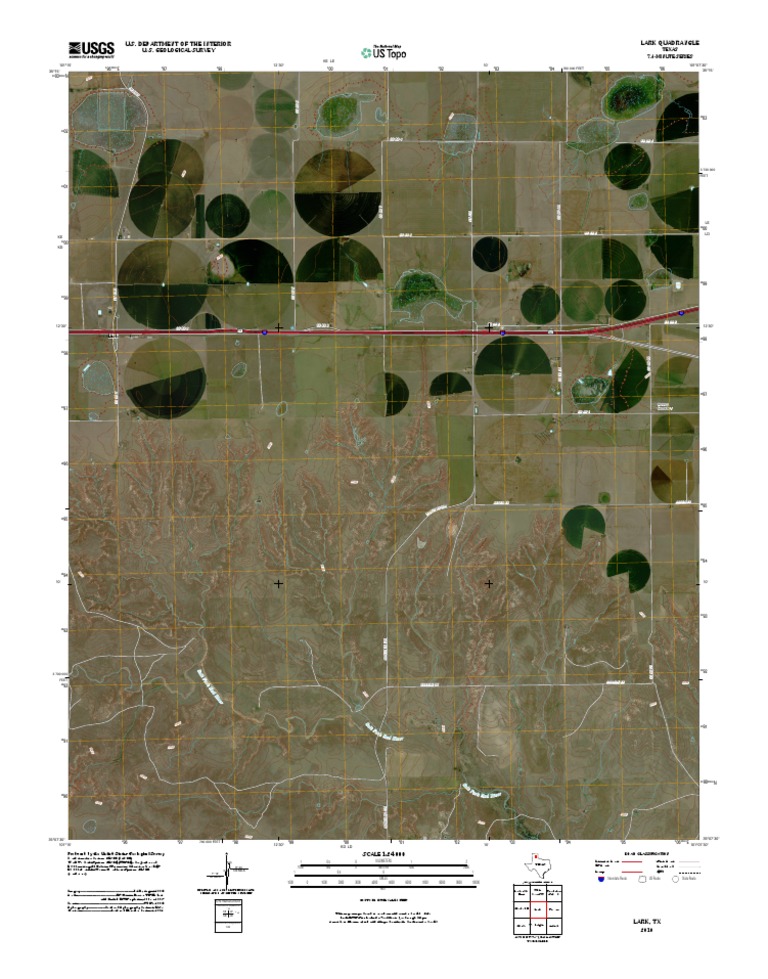 Lark Texas 7.5-Minute Topographic Map | PDF | Geomatics | United States ...