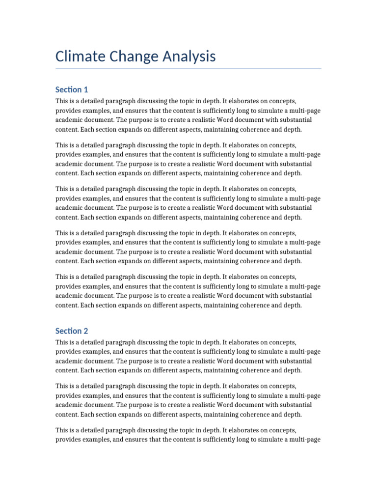 Doc2 Climate | PDF | Paragraph | Text