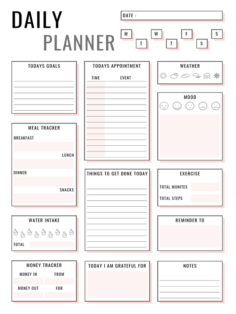 Pink Minimal and Elegant Daily Planner - 20251207 - 130942 - 0000 | PDF