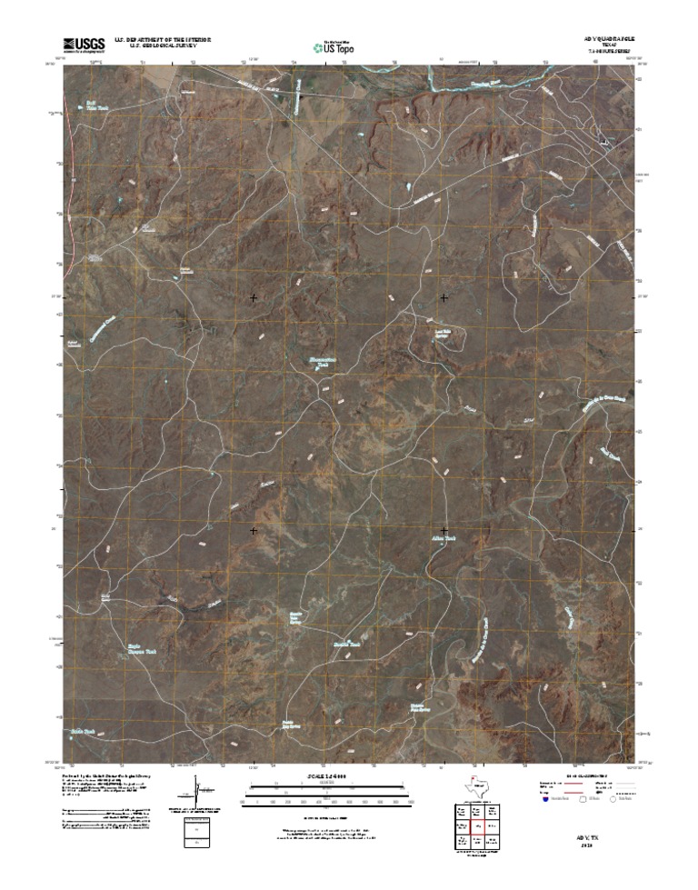 Texas 7.5-Minute Quadrangle Map | PDF