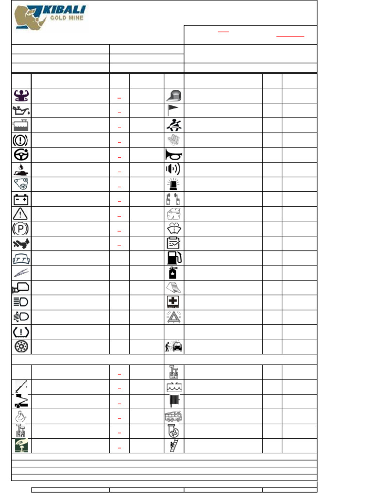 LT Pre-Start Checklist | PDF | Ingénierie mécanique | Véhicule motorisé