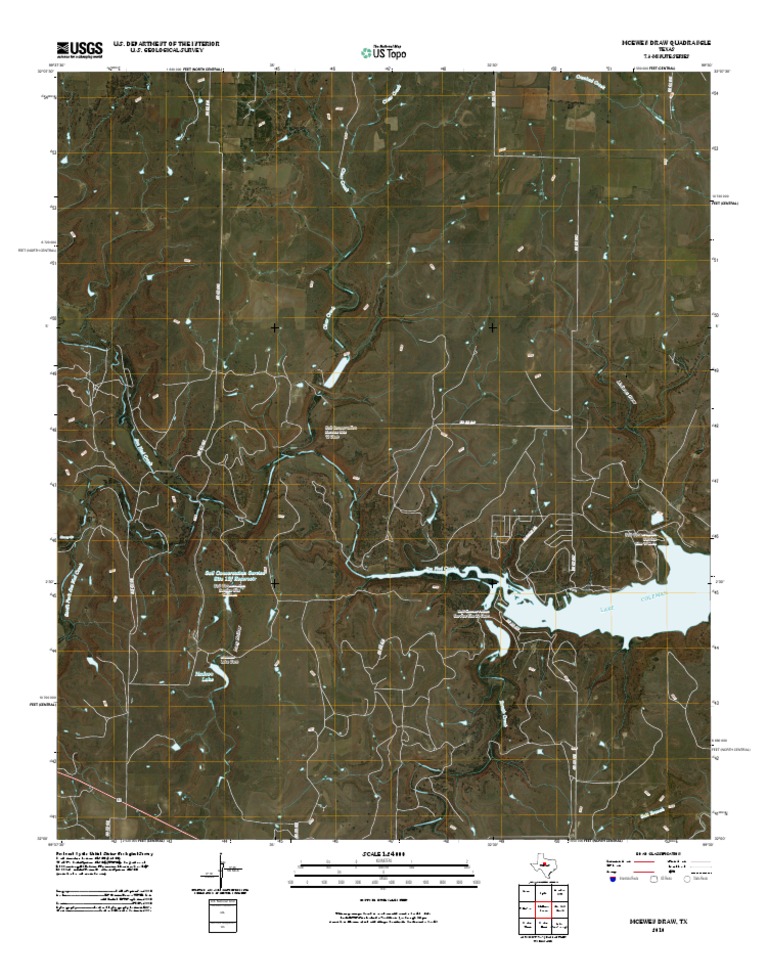 Topographic Map of McEwen Draw | PDF