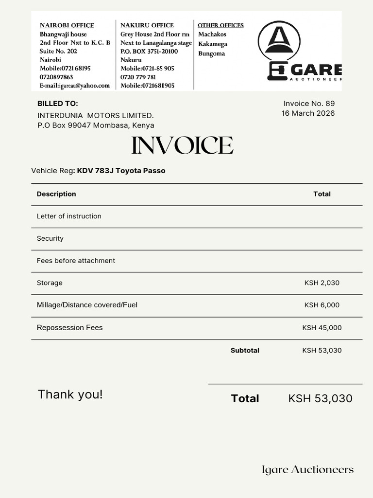 Fashion Invoice | PDF