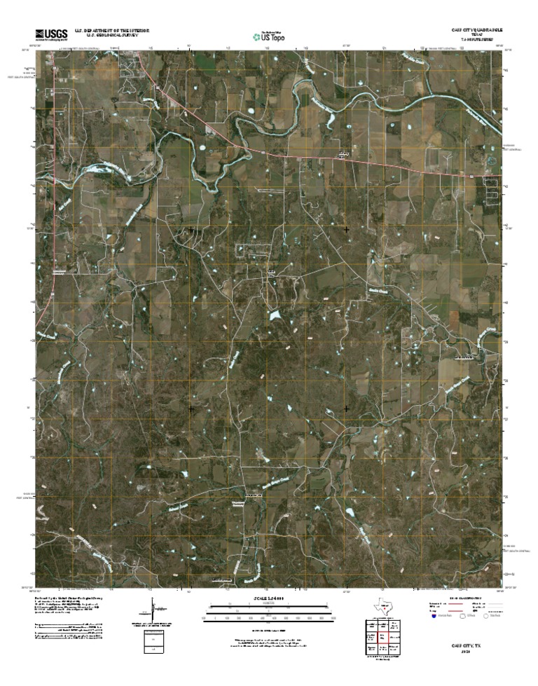 Topographic Map of Cain City | PDF