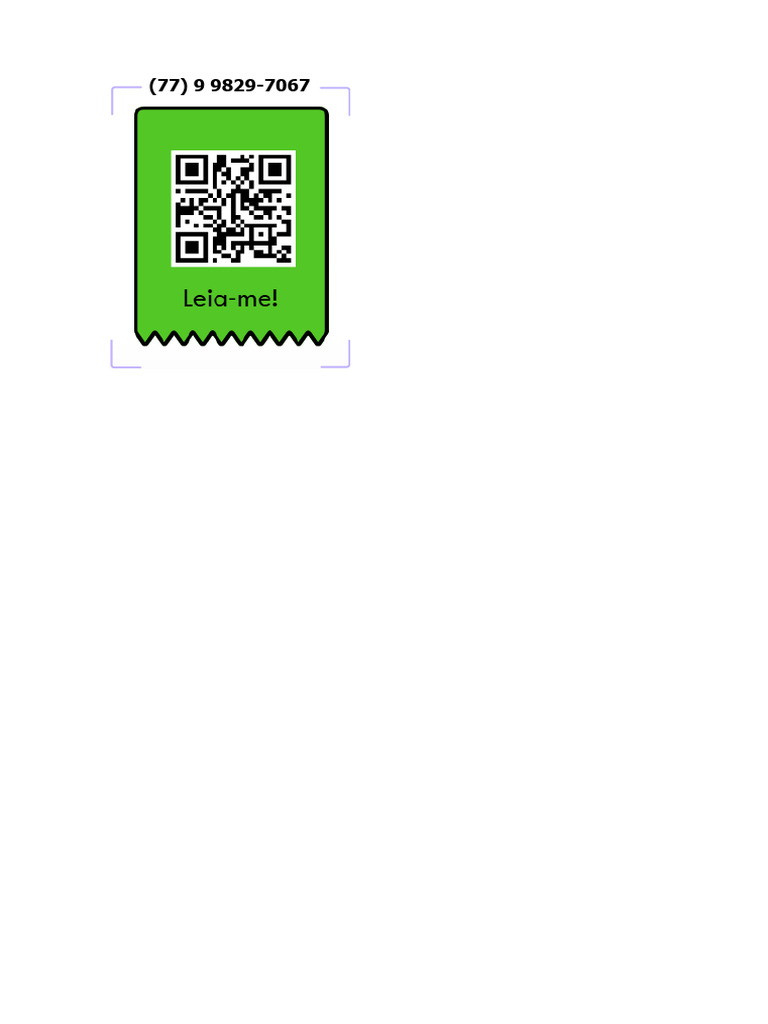 QR Code - Zap Impressões | PDF