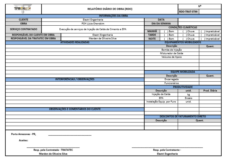 Modelo Rdo's PCH Lucia Cherobim | PDF
