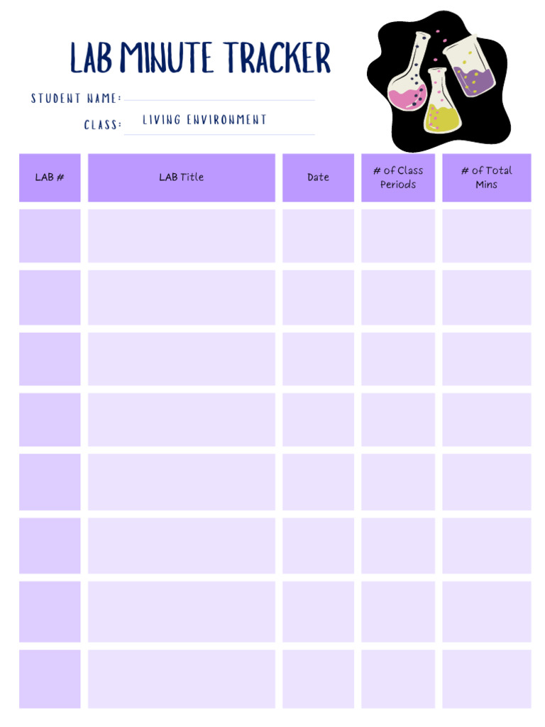 Lab Minute Tracker | PDF