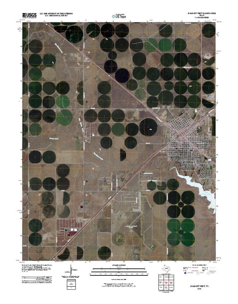 Topographic Map of Dalhart West PDF