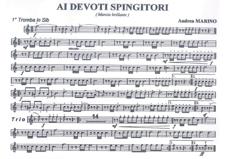 Ai Devoti - I Tromba | PDF