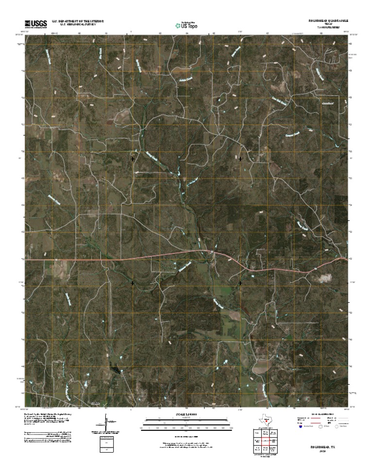 Topographic Map of Roundhead | PDF