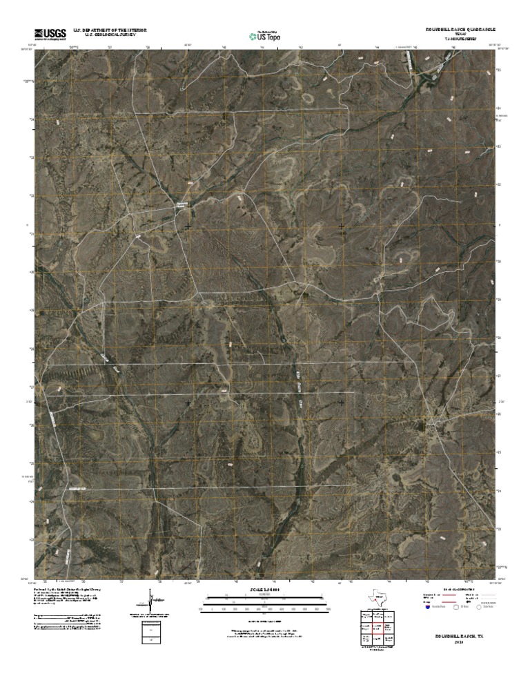 Topographic Map of Roundhill Ranch | PDF