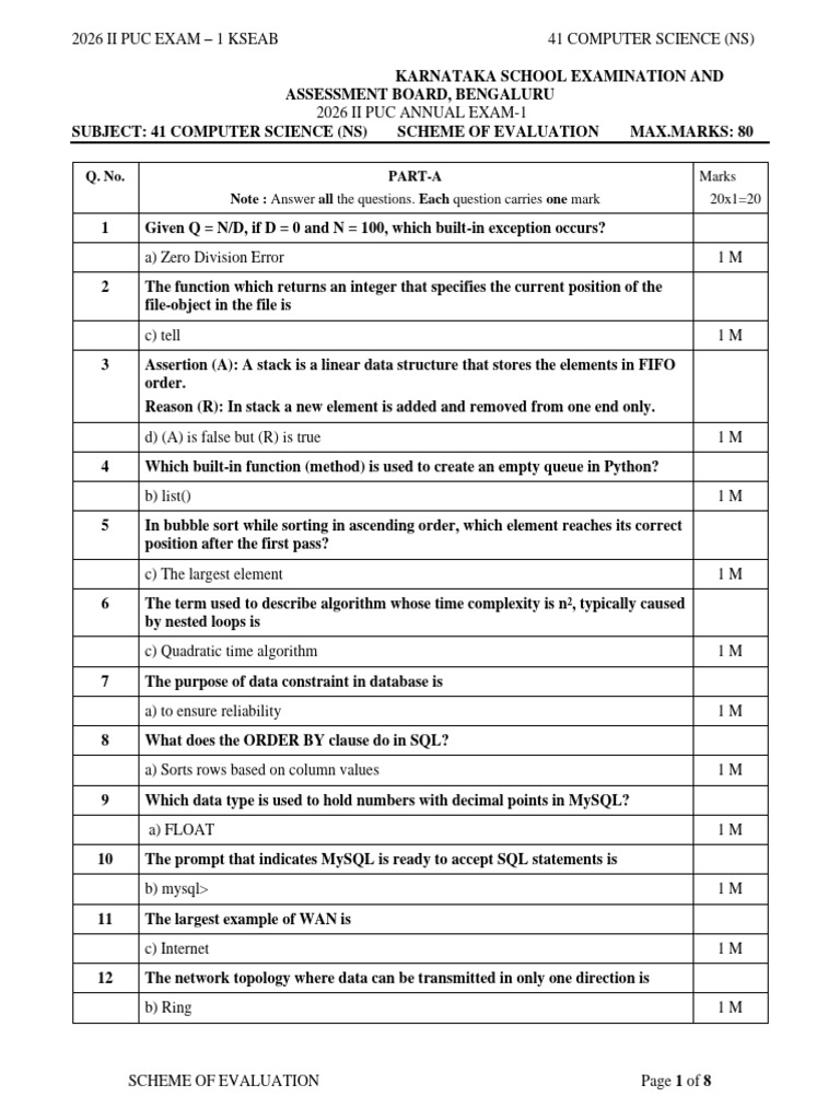 41 Computer Science e 12026 | PDF | Queue (Abstract Data Type) | Table ...
