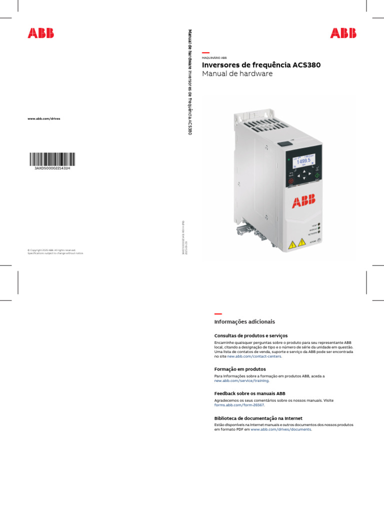 3AXD50000221431 - PT - 1 - I - ACS380 Drives Hardware Manual (PT-BR ...