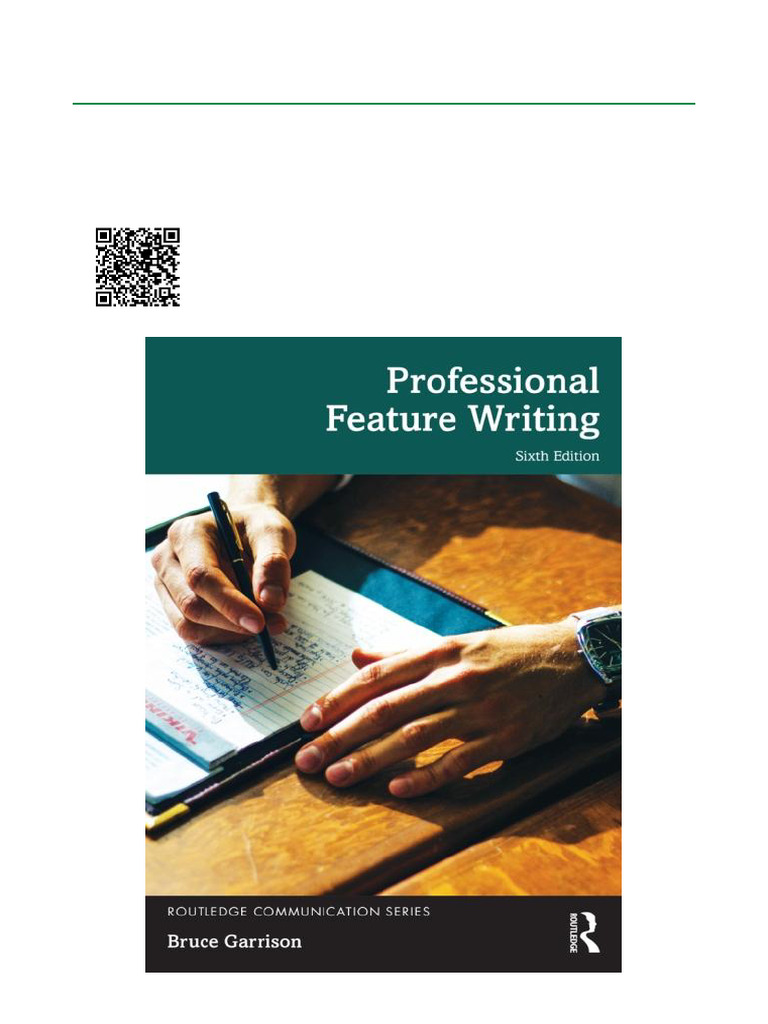 Professional Feature Writing, 6th Edition ISBN 9781032380803 ...