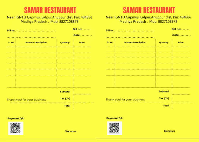 Samar Bill | PDF