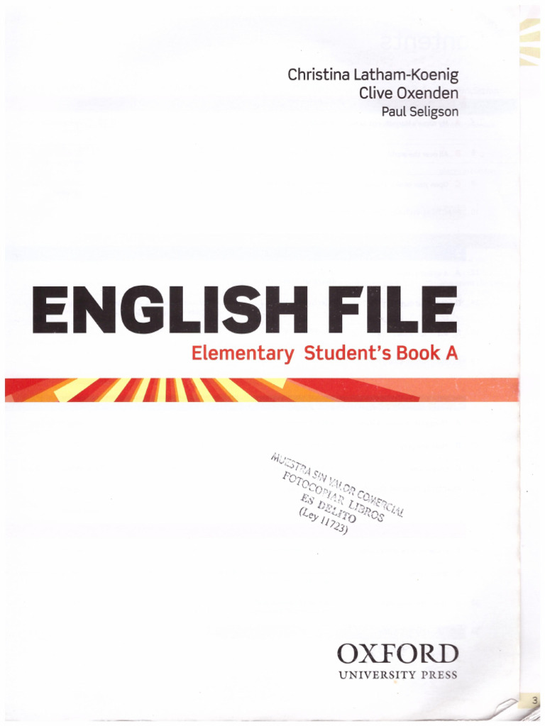 English File Elementary Multipack A | PDF