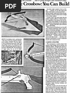 Build Your Crossbow